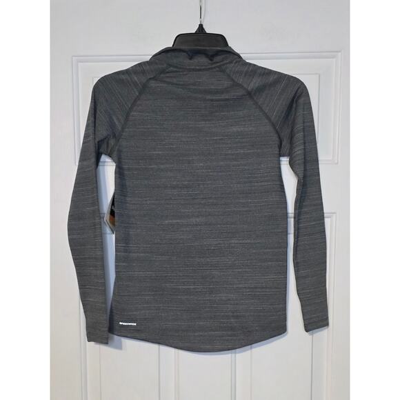 REBOOK Children SZ L NWT Gray 1/2 Zip - Picture 2 of 7